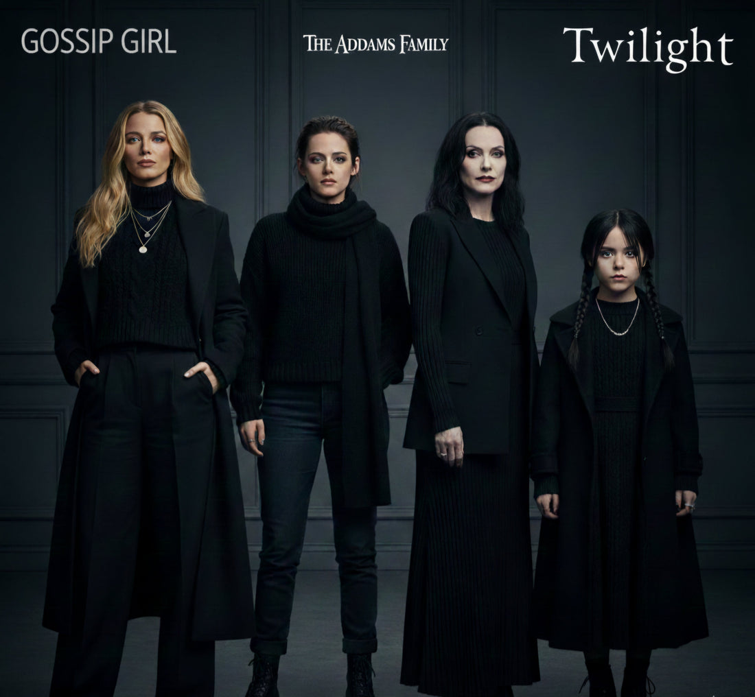 Hollywood Black: From Gossip Girl to Twilight — Why Dark Fashion Still Defines a Generation & Get Your Signature Look With Us