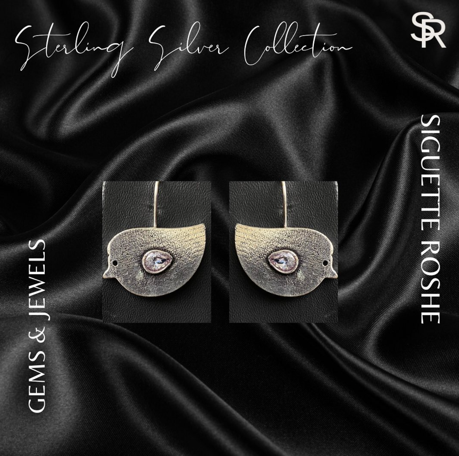 Lil Birdie Sterling Silver Earrings – Minimal Design