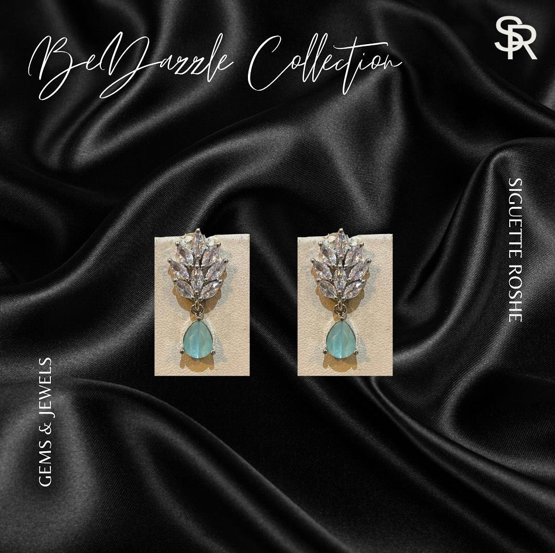 Lunelle Drop American Diamond Earrings