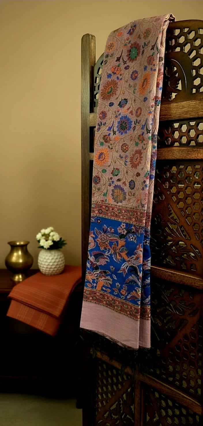 Zari Kani Weave Silk Dupatta