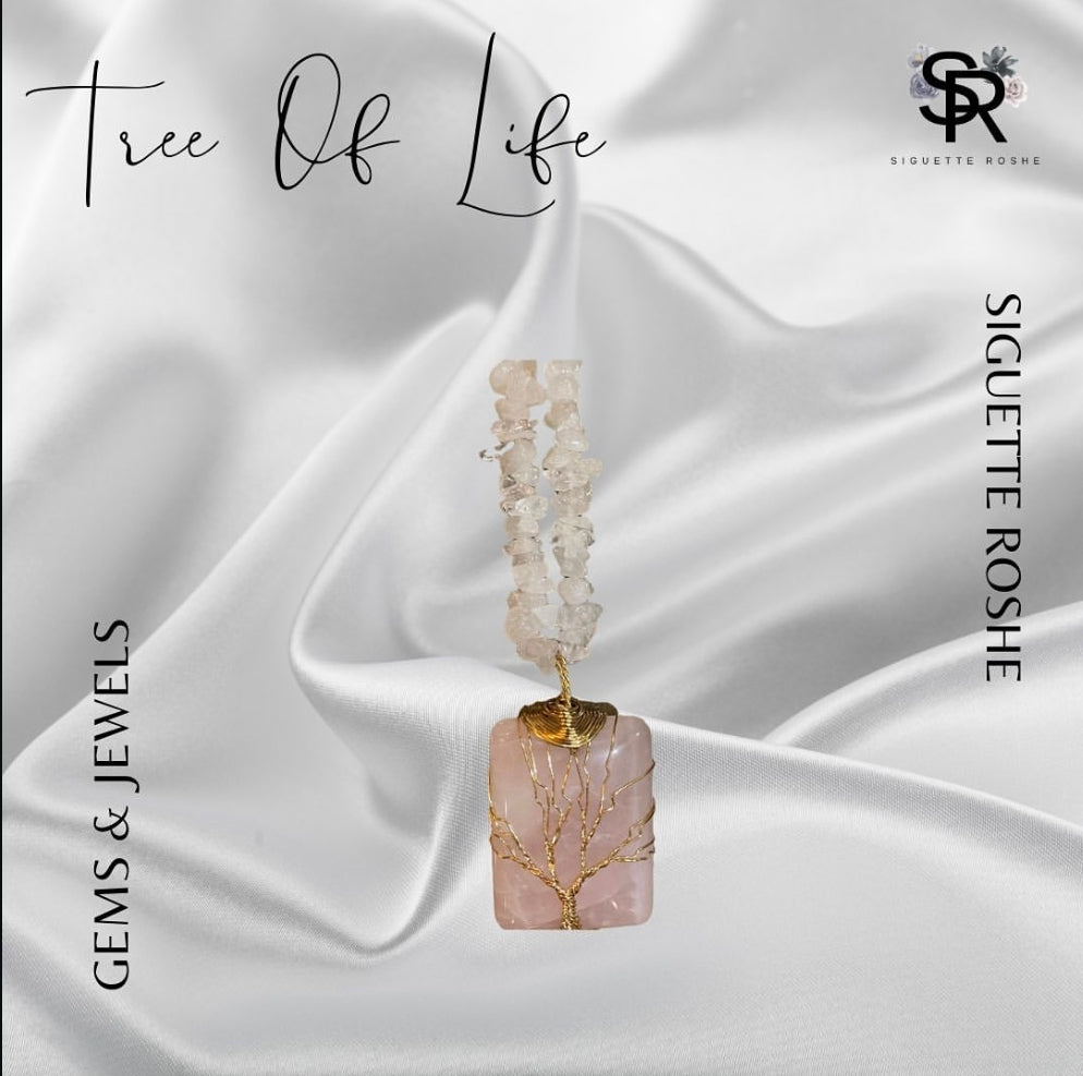 Tree Of Life Amethyst Necklace