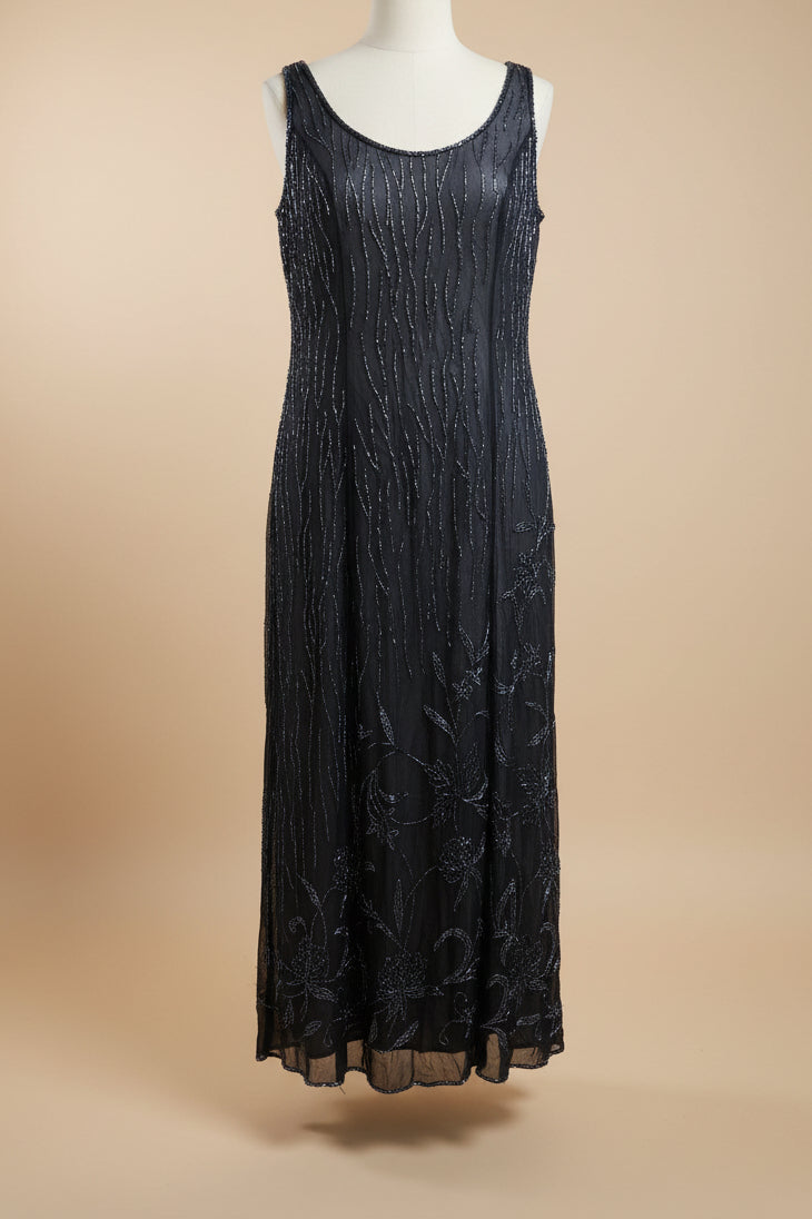 Gilda Sequinned Structured Evening Gown