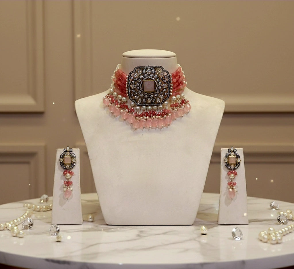 Mahalakshmi Regal Choker With Earrings
