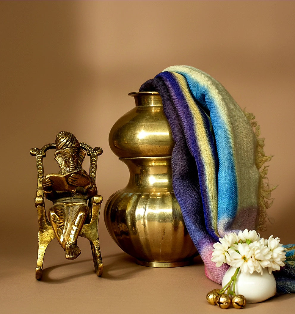 Sequoia Multicoloured Cashmere Wool Stole