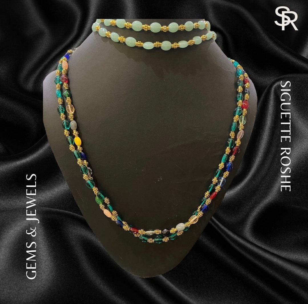 Multicolour Beads Matar Mala
