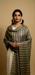 Gulnaar Pure Cashmere Wool Shawl With Zari