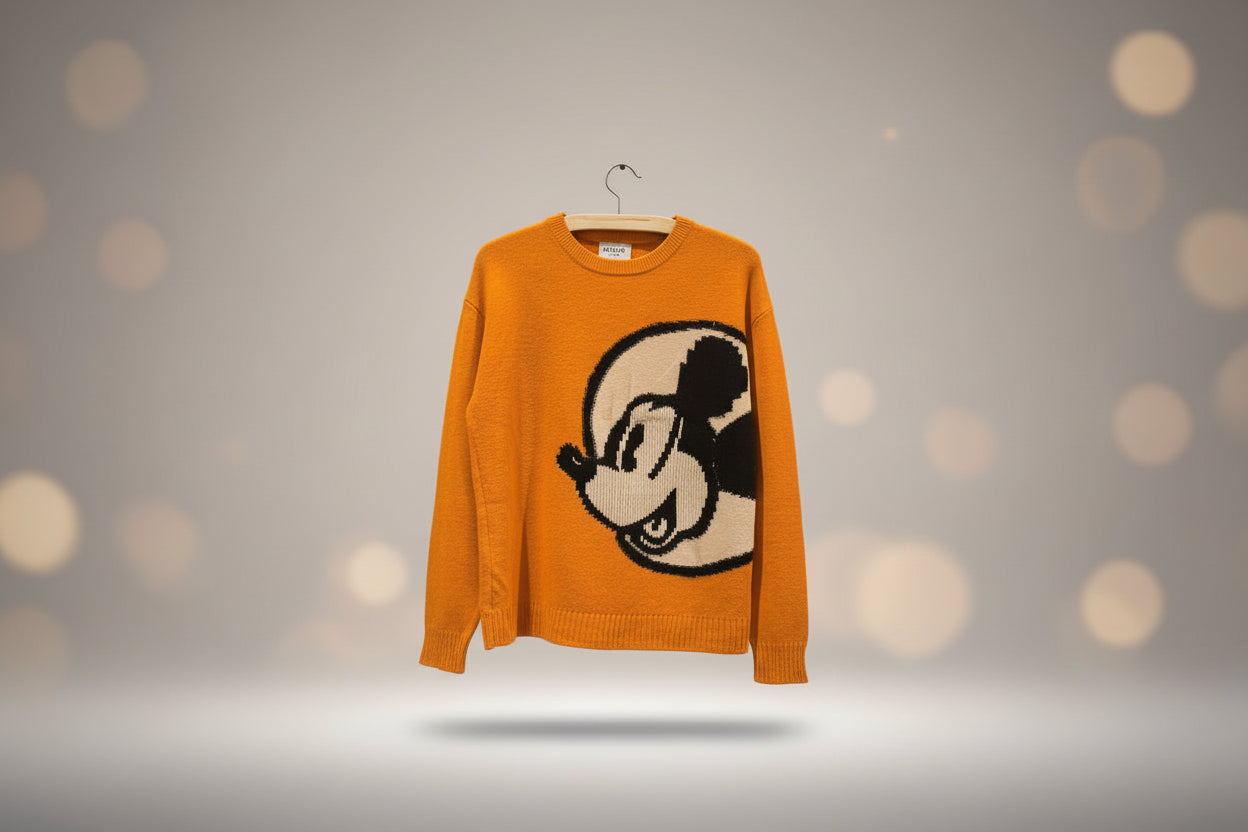 Mickey Graphic Knit Sweater