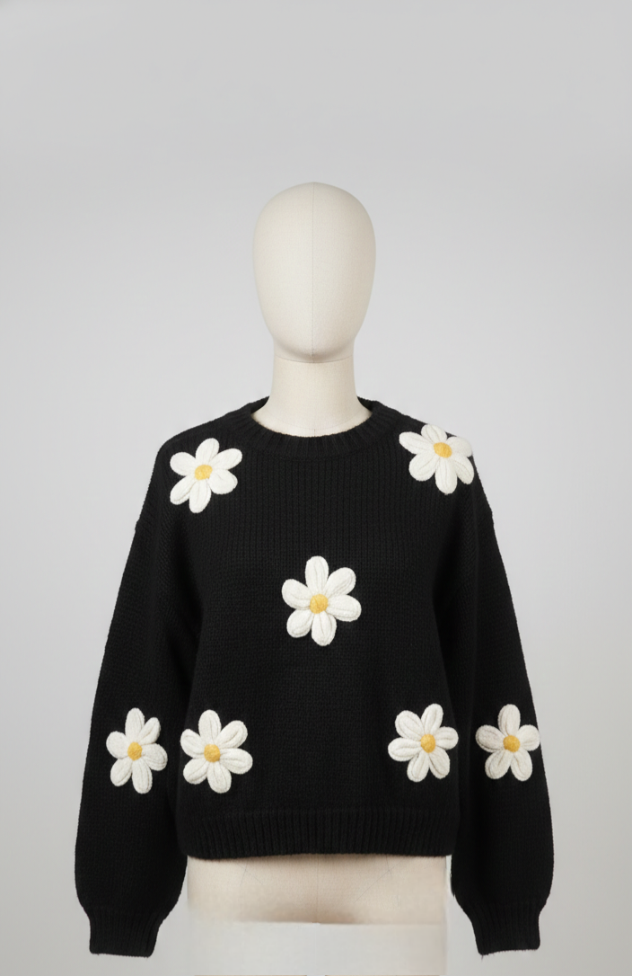 Daisy Drew Classic Crew Sweater