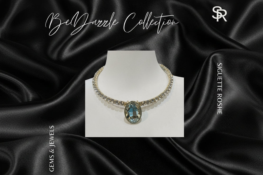 Koura American Diamond Statement Cocktail Neckpiece