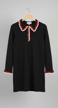 Paris Sweater With Collars & Embellished Buttons (XL)