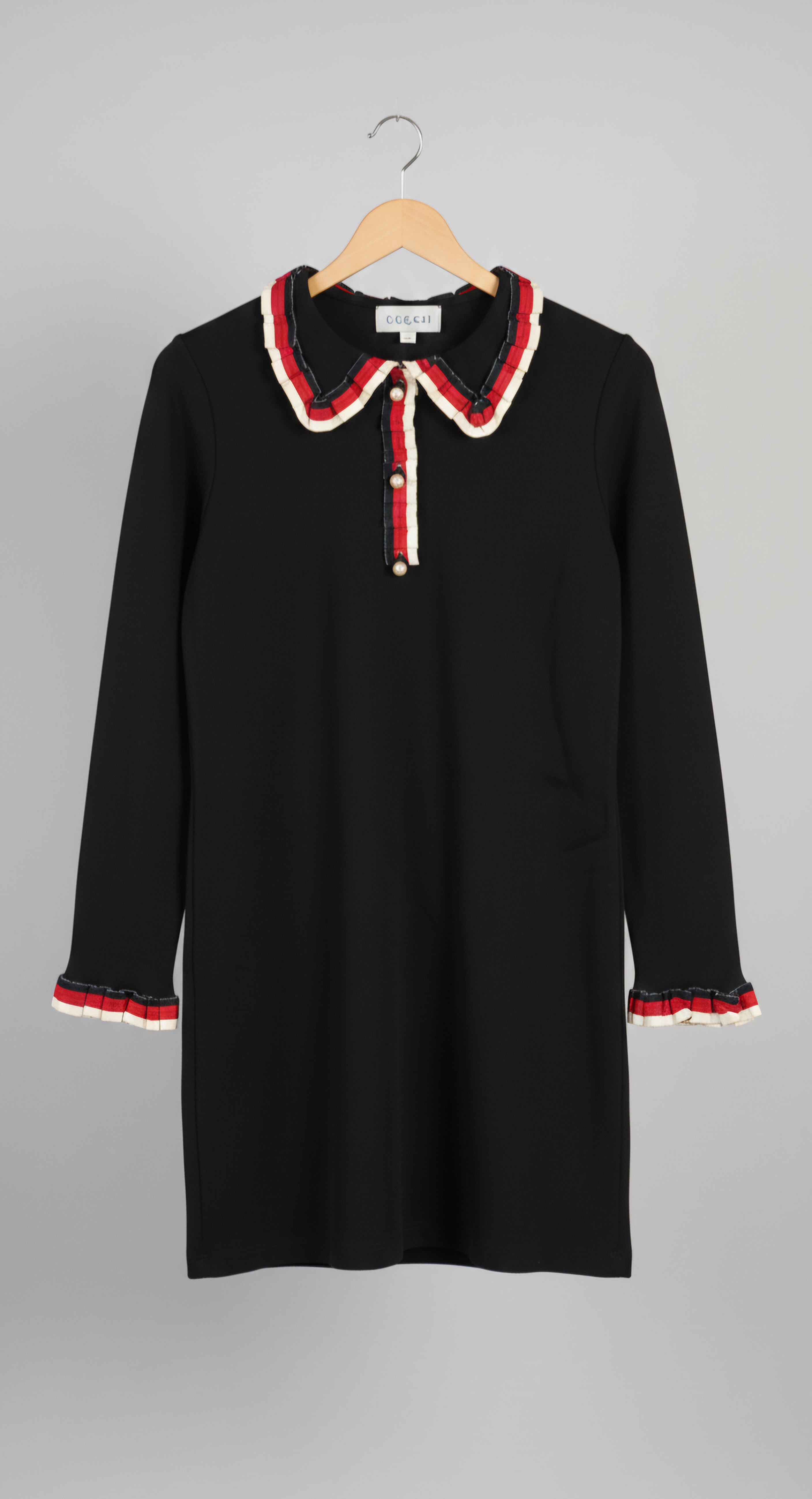 Paris Sweater With Collars & Embellished Buttons (XL)