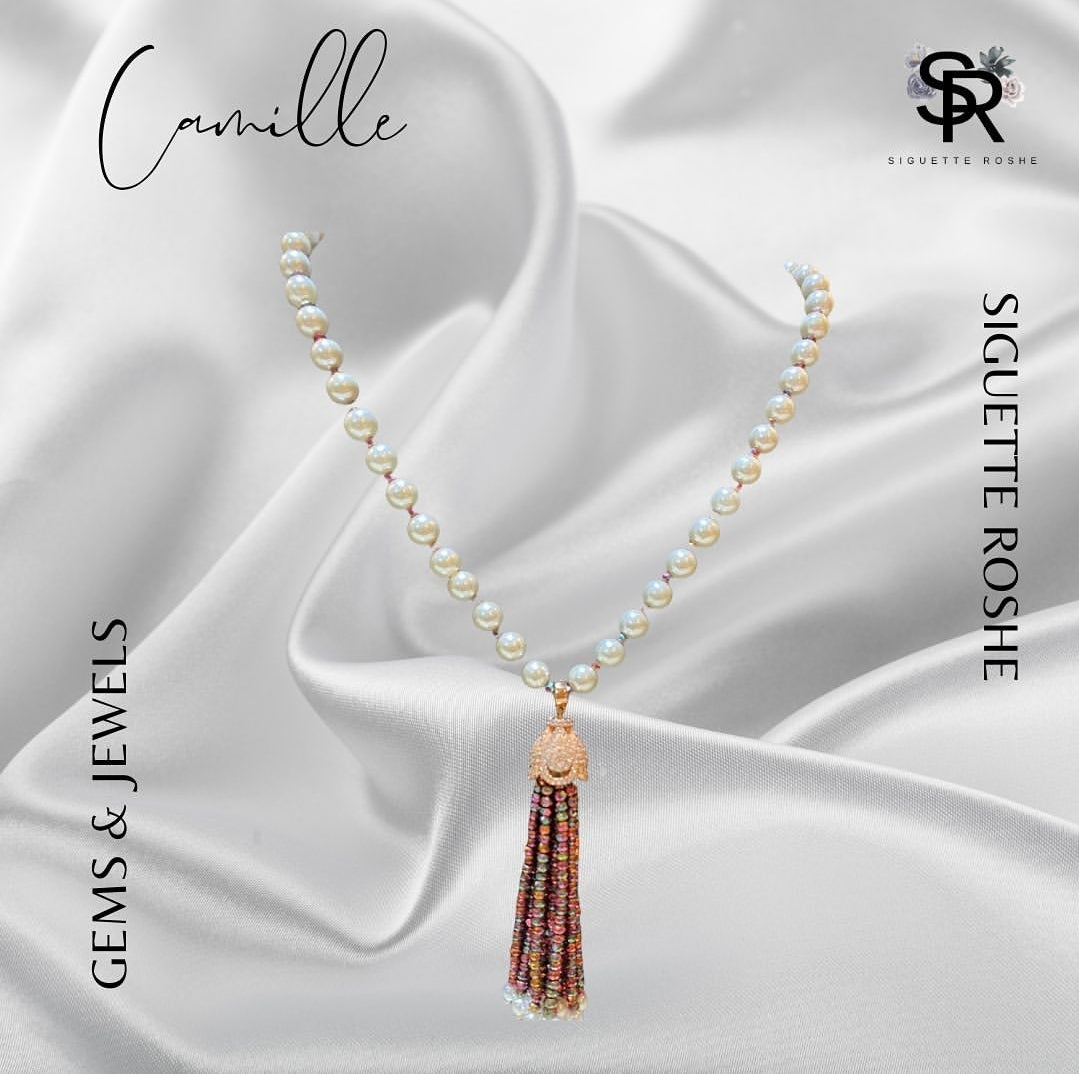 Camille Pearls And Beads Classic Necklace