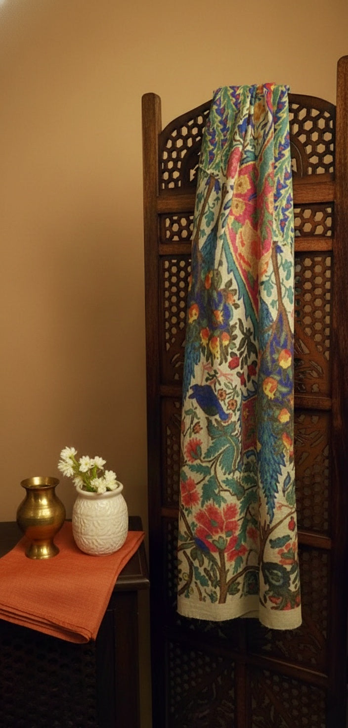 Pure Cashmere Wool Matte Shawl