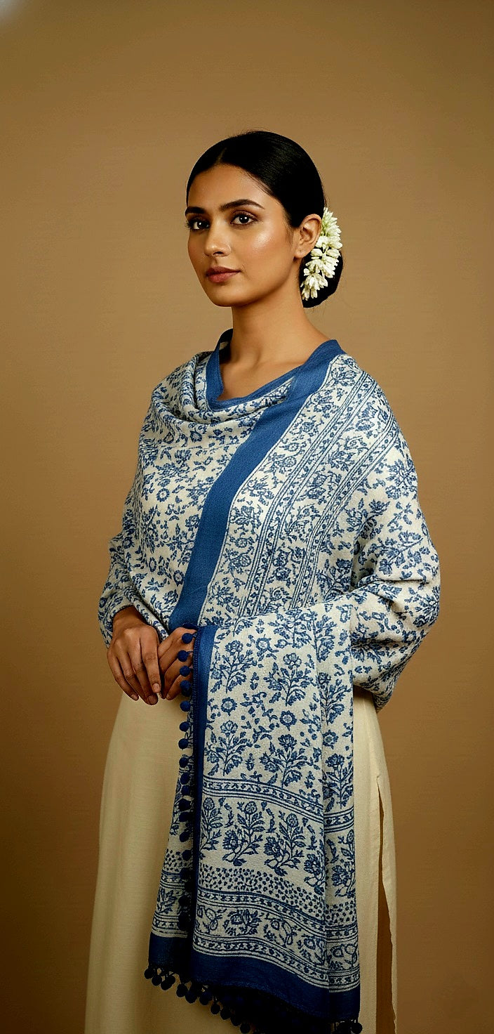 Blue Orchid Stole