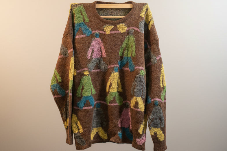 Mango People Brown Sweater