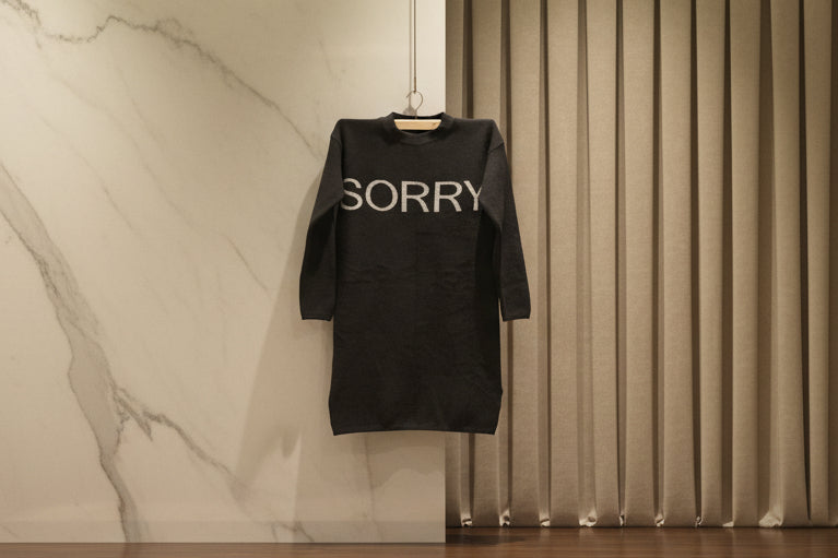 Black Full Sleeve Crewneck Sweater