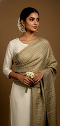 Shehzaadi Pure Cashmere Wool Shawl With Zari