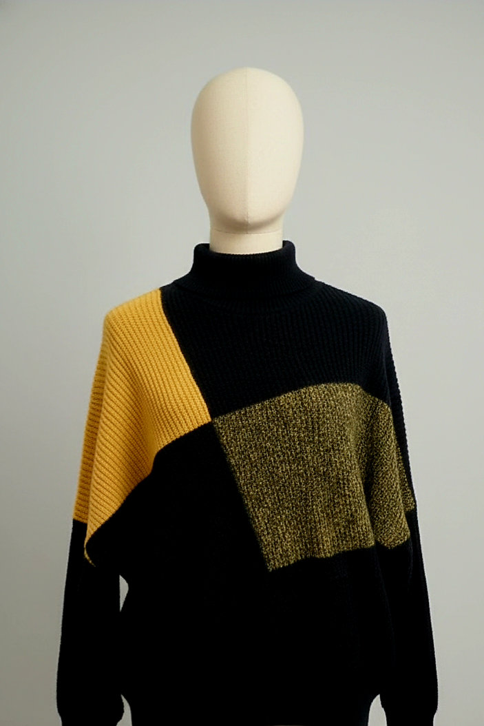 Geometric Knit Chic Sweater